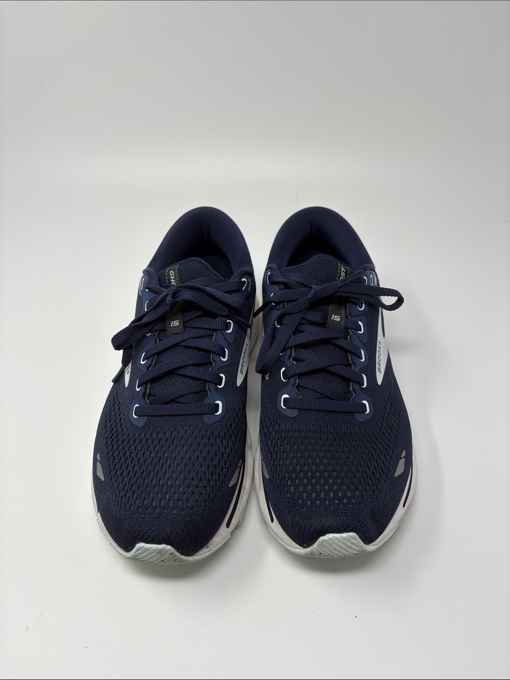 Brooks Wide Navy and White Men's Running Shoes